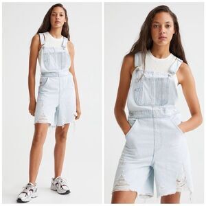 H&M Utility Cargo Romper Jumpsuit New